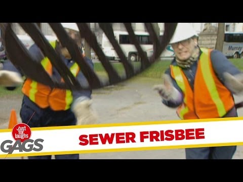 Sewer cover frisbee