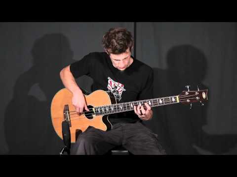 Classic Cantabile Akustik-Bass (Natur) mit Preamp