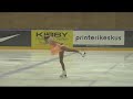 ANNE MATSUK - 1 place. TARTU TROPHY 2007 IN FIGURE SKATING.