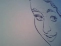Herman draws girl with dog on quikmat.mov