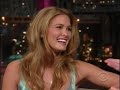 this is an excerpt from the february 11, 2009 episode of late show with david letterman. dave interviews 2009 sports illustrated swimsuit issue cover girl ba...