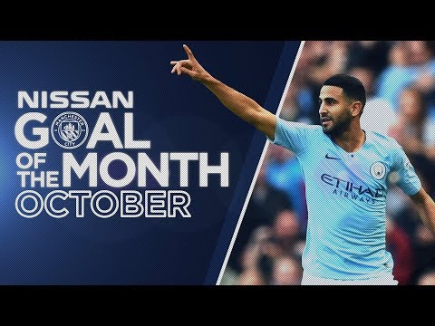 Video: OCTOBER GOAL OF THE MONTH 18/19 | Mahrez, Weir, Bernardo, Stanway