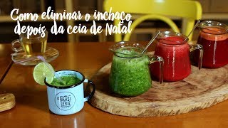 Como eliminar o inchaço depois da ceia de natal