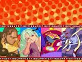 af goku ssayajin x 5 vs broly af ssjinx5!!