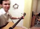 James Kerridge and Jon Hecox jamming with tequila
