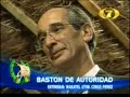 Alvaro Colom recibe bastón Alvaro Colom recibe bastón