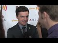 Click here to watch this video Josh Hutcherson at The GLAAD Awards