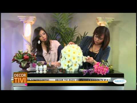 Easter Decor - Cách Làm Một Chậu Hoa Hình Trái Trứng.