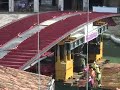 Venezia, durante la giornata dell'11 Agosto 2007, viene ultimata la posa del concio centrale del ponte progettato da Santiago Calatrava