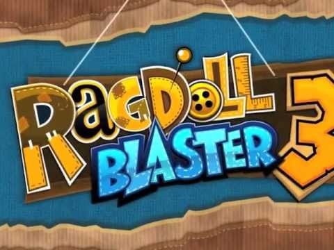 Ragdoll Blaster 3 2-13 crystal caves 3 stars Walkthrough video gameplay tutorial IPhone 4S Ipad 2