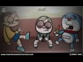 Nobita y doraemon fumando yerba