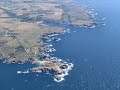 Air trip above France (Bretagne sud, Groix, Belle Île ...)