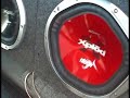 Finally I got one of the black p5 Sony Xplod subs.  Most of the info is in the video.  Subs: Red - XS-L120P5W, black - XS-L124P5B.  Amp:XM-1652Z.  They are underpowered, i know...