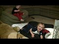 P&B: Twin Boys Sofa Diving