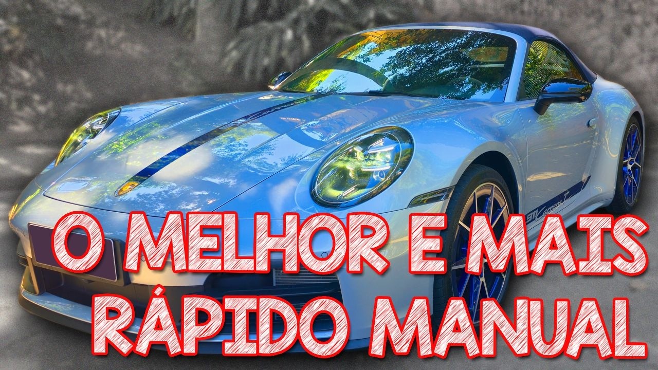 O MELHOR E MAIS RÁPIDO CARRO MANUAL DO MUNDO! Avaliação Porsche 911 CARRERA T