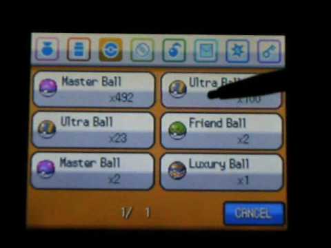 how to get a ball in pokemon silver