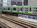 E231系500番台秋葉原にて山手線田町～田端間リフレッシュ工事のため、京浜東北線線路を走行