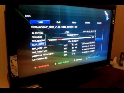 Atualização Azamerica S922HD após super upgrade!!