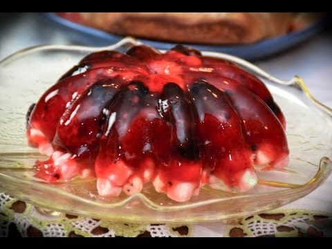 how to make fruit sink in jelly