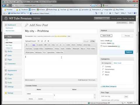 Adding Video Thumbnails - WP Tube