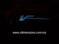 Visual Dimensions Electro-luminescent (EL) Car Sticker