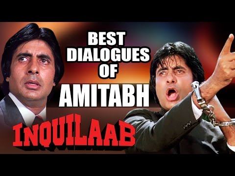 Best Dialogues of Amitabh Bachchan - Superhit Bollywood Hindi Movie Inquilaab Jukebox
