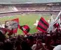 fla 1 x 0 santos   raça rubro negra  aquecimento 
