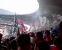 fla 1 x 0 santos   raça rubro negra  aquecimento 