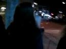 walking in downtown la