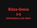 Milan-Genoa 5-2 (Audio: Carlo Pellegatti)