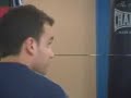 El superclase boxeador argentino radicado en españa entrena con saco, guanteletas y pera