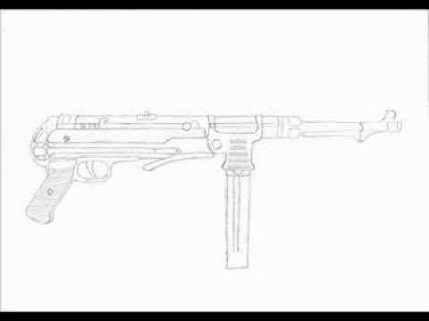 how to draw mp40
