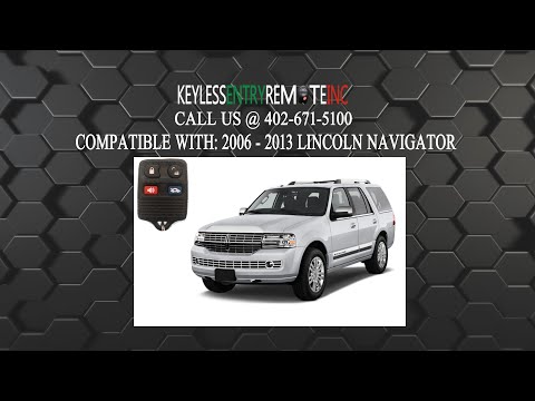 How To Replace Lincoln Navigator Key Fob Battery 2006 2007 2008 2009 2010 2011 2012 2013