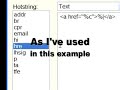Texter Demonstration: More advanced use