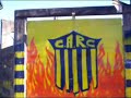 Pintadas de Central, en las calles de Rosario.