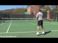 Tennis Forehand Ball Machine Drill