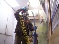 Ryan Martin sprays the 'Cosmic Blueberry Stormburst' finish. Part 3