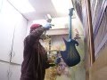 Ryan Martin sprays the 'Cosmic Blueberry Stormburst' finish. Part 3