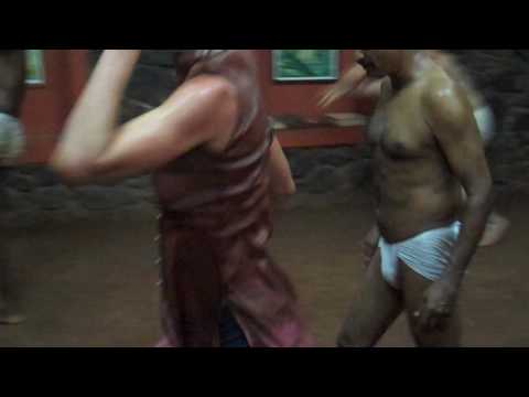 Shiva Practicing Kalari