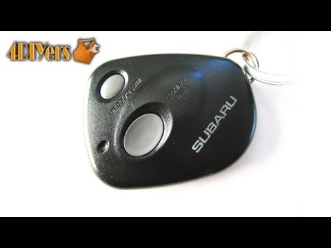 DIY: Subaru Keyless Remote Battery Replacement & Disassembly