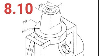 الرسم الهندسي المرحلة الاولى تمرين 8.10