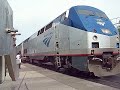 Click here to watch this video Amtrak Empire Builder #8 being flagged and a stupid semi!