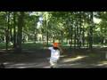 Tomahawk / Hammer Throw Disc Golf Slow Motion