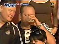 Newcastle owner Mike Ashley has a beer