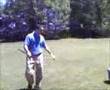 Roberto's perfect golf swig