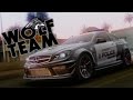 Mercedes-Benz C 63 AMG Black Series Police para GTA San Andreas vídeo 1