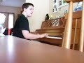 self-taught 13 year old pianist calvin performs his own composition.

the writing of the song inspired mainly by: cripple clarence lofton, roosevelt sykes, memphis slim.