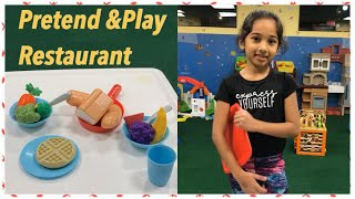 Tasha Pretend Play as Restaurant Owner