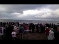 Boxing day dip Prestwick beach 2009 for CLIC Sargent.AVI