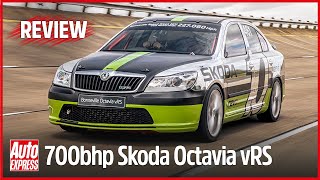 Driving the world's fastest Skoda: 227mph Octavia vRS Bonneville special review | Auto Express by Auto Express